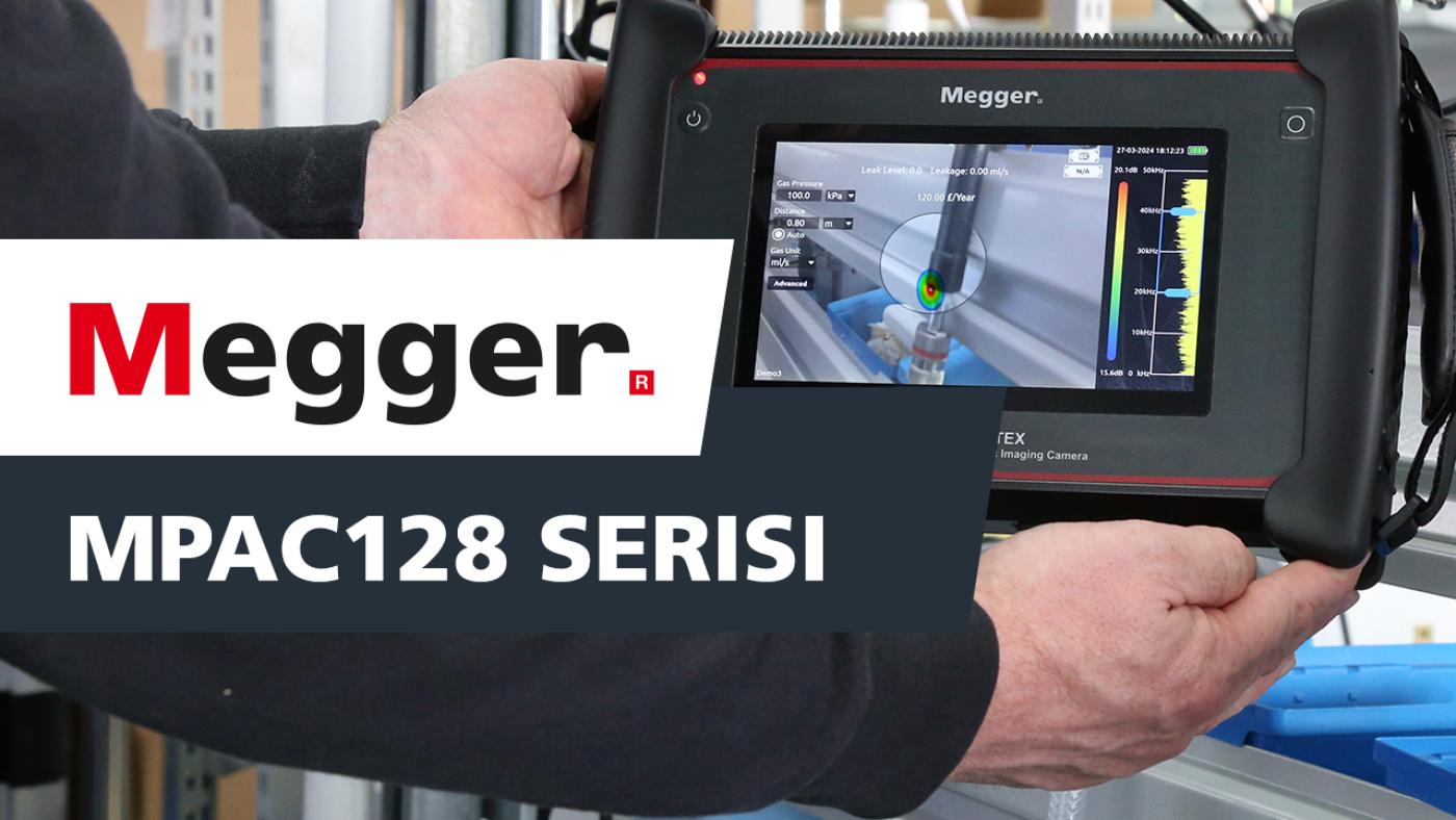 MPAC128 ve MPAC128-ATEX Akustik görüntüleyici | Megger